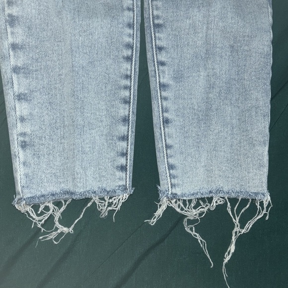 Pacsun high rise skinny jeans w/ rips & ripped ends - Picture 3 of 5